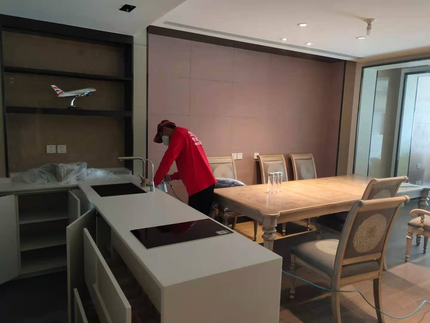 生態(tài)美家為北京海淀著名項(xiàng)目萬柳書院客戶做甲醛治理