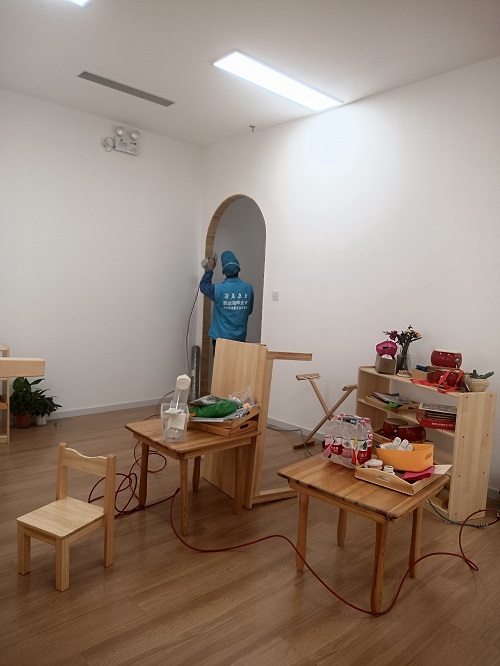 保障校園環境安全，生態美家為房山區學校除甲醛保駕護航